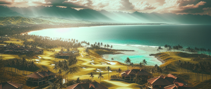 세부 알타비스타 골프장에서 만끽하는 바다의 절경